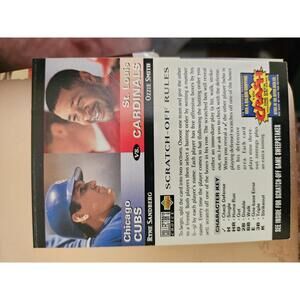 Ryne Sandberg/ Ozzie Smith - 1995 Collectors Choice scratch card  - RAW Mint